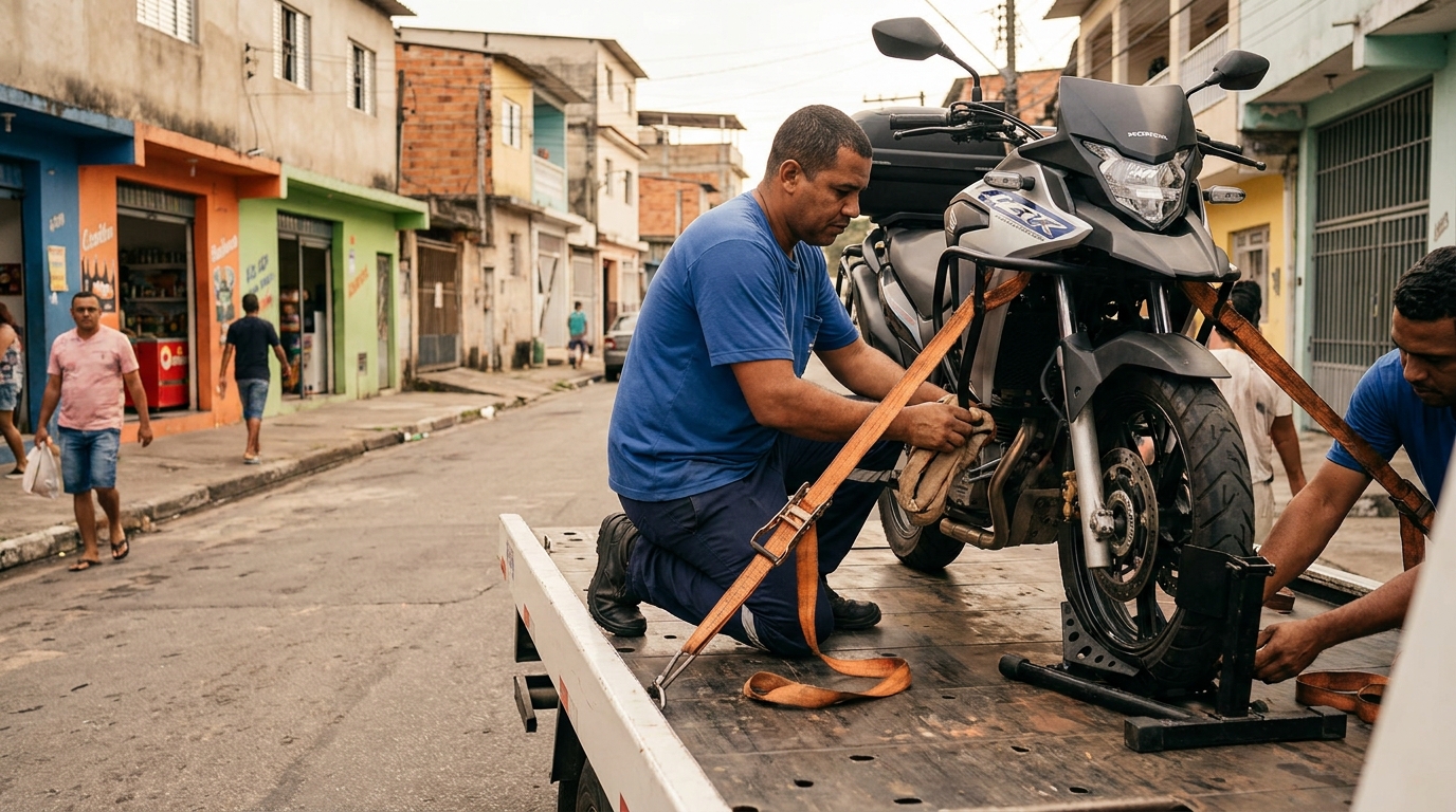 Guincho para Moto no Bethaville I, Barueri‑SP