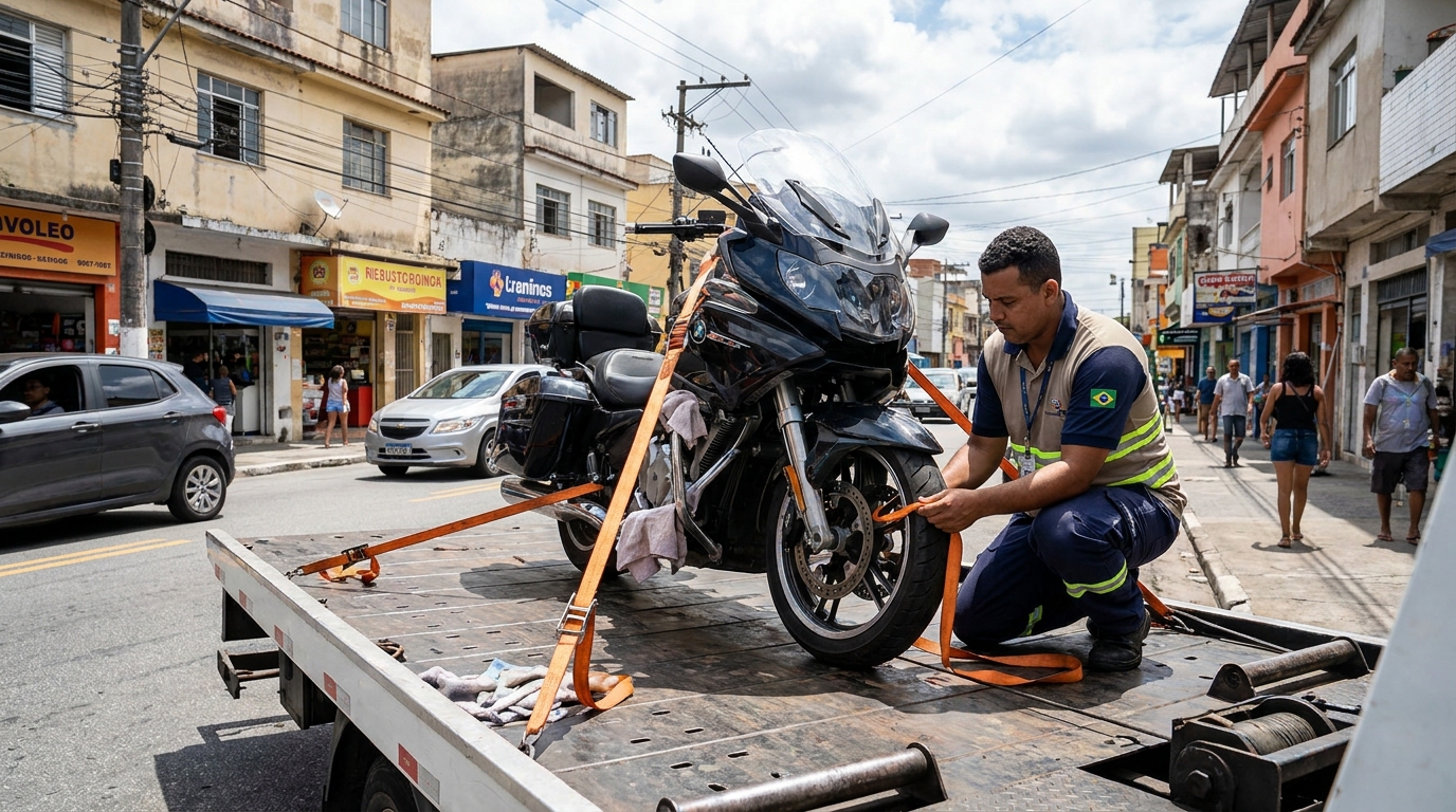 Remoção de Moto em Pane no Bethaville I, Barueri‑SP