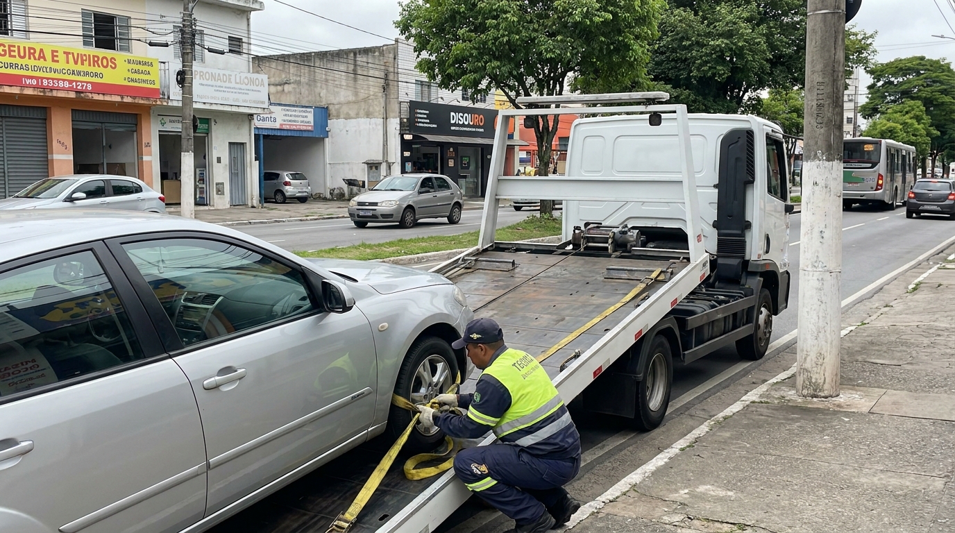 Transporte de Automóvel no Bethaville I, Barueri‑SP