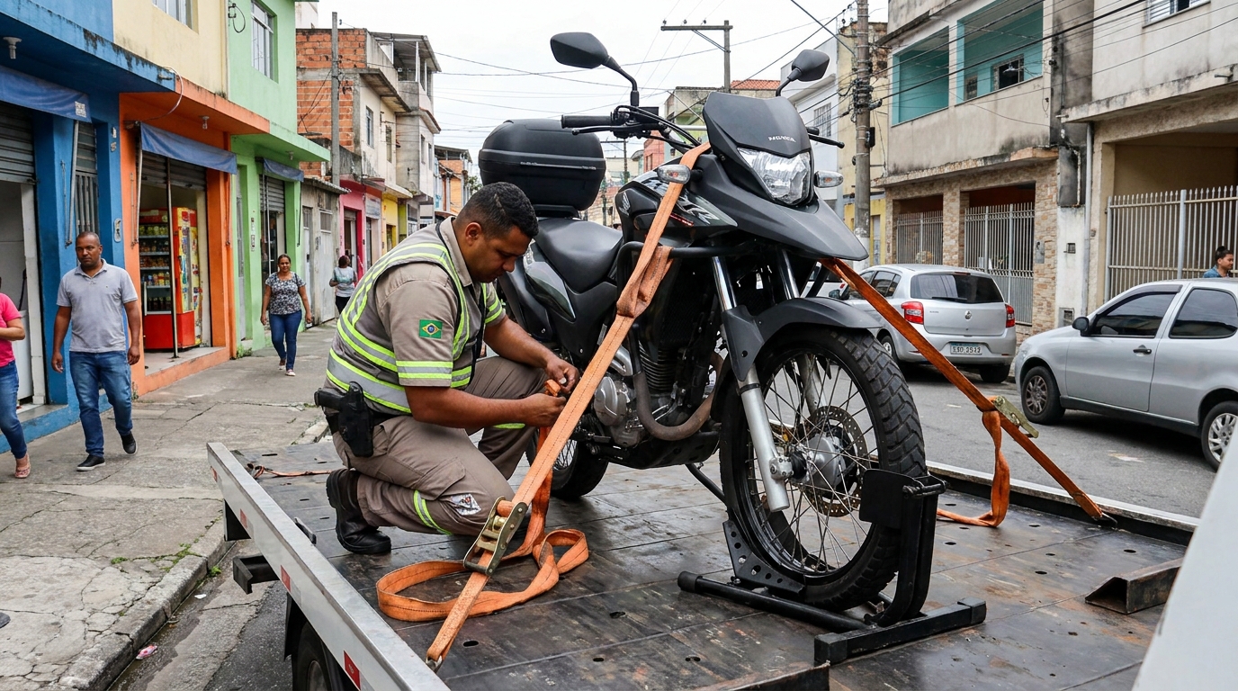 Guincho para Moto no Bethaville I, Barueri‑SP